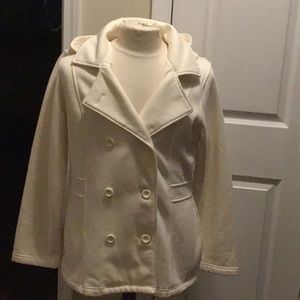 Beautiful women’s off white Peacoat
